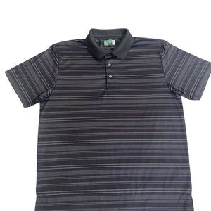 Hogan XL Performance Polo / Golf shirt striped multi colored